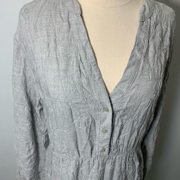 Zara Long Sleeve Dress in Light Gray - Picture 11 of 16